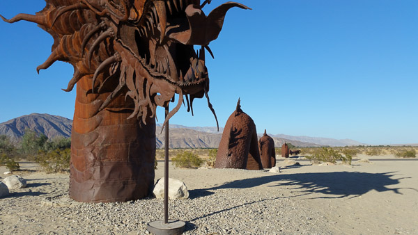 Galleta Meadows. sculptures by Ricardo Breceda